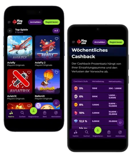 Playzini Casino mobil